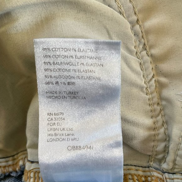 Free People Blue Phoenix Distressed Skinny Jeans Size 26 NEW - Picture 7 of 7